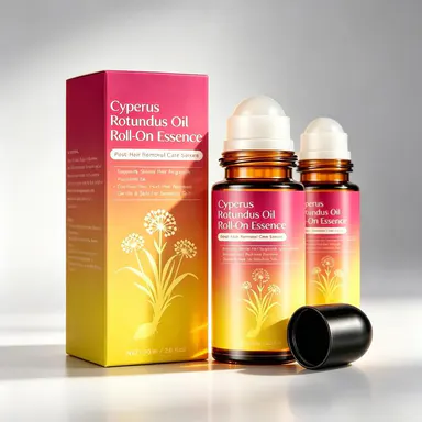 Cyperus Rotundus Oil, Natural Cyprus CypressRotundus Oil for Hair Removal, ReducesUnwanted Hair Growth, Soothes Skin &Minimizes Pores for All Skin Types,sohochic