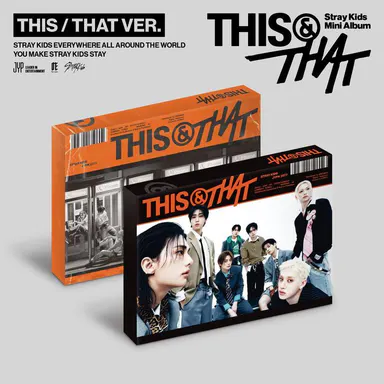 Stray Kids THIS & THAT Standard CD Album THIS THAT Ver 80P Photobook Photocards ID Card