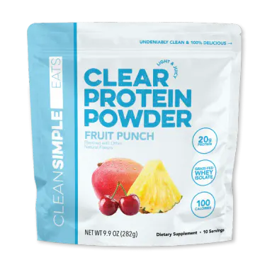 Clear Protein Powder: Fruit Punch (10 Serving)