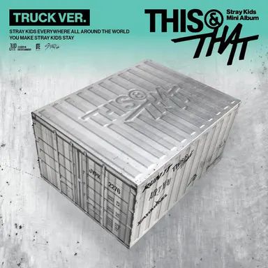 Stray Kids THIS & THAT TRUCK Ver Limited CD Album 2 Mini CDs 68P Photobook Keychain Photocards