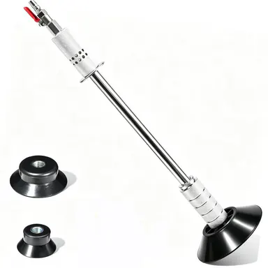 Pneumatic Dent Puller, Pneumatic Suction Cup Dent Puller with 3 Suction Cups (3.2\", 4.7\", 6.1”), Car Dent Puller Kit, Auto Body Dent Repair Kit, 23.2” Length