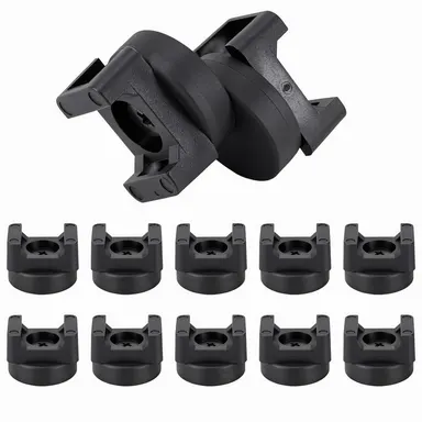 GJAHSH Heavy-Duty Magnetic Cable Tie Mounts, 22mm Magnetic Zip Tie Mount Bases, 22lbs Strong Magnetic Wire Holders and Cable Organizers for Home, Office, Marine, and Electrical Wire Management