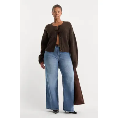 ALWAYS FITS SLIM PALAZZO JEANS | TAWNY