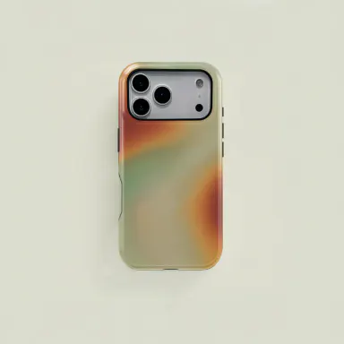 Compatible with Magsafe, Orange gradient stylish pattern protective case, sturdy and durable 2-in-1 case, compatible with iPhone 17/16/15/14/13/12/11 Pro Max/Plus/Pro, simple and stylish phone case.