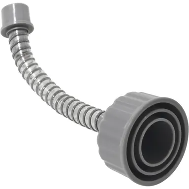 A/C Drain Lines Cleaner Tool in Wet Vac Attachment To Unclog And Evacuate, ABS Plastic Vacuum Hose Compatiable With Most PVC Pipe Sizes, Easy To Use, Grey