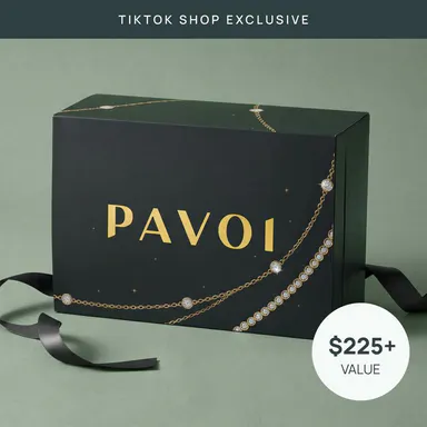PAVOI 14K Gold Plated Jewelry Advent Calendar - 12 Days of Sparkle & Surprises - The Perfect Holiday Gift