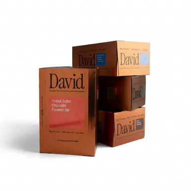 David Protein Bronze Bars | 20g Protein, 150 Calories, 0g Sugar