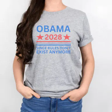 2028 President Election Shirt, Since Rules Don't Exist Anymore T-shirt, Democrats Tee, Unisex Graphic Cotton Tee