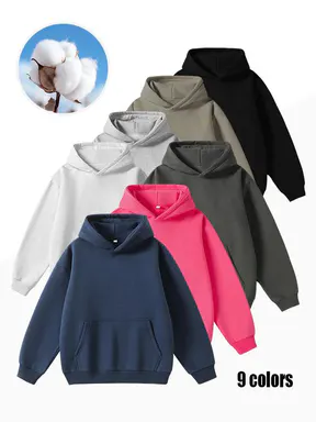 Men's Hoodie with classic casual design. Relaxed drop shoulder cut offers a loose fit without tightness, shaping your shoulders and hiding body flaws. Made of soft skin-friendly fabric, breathable and comfy for all-day wear