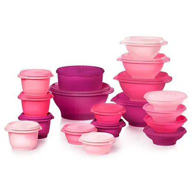 Tupperware® 36-piece Servalier Heritage Bowls & Canister Set