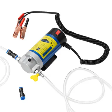 GJANSH 12V Self-Priming Electric Oil Extractor Pump Unit, Plug-and-Play Car Repair Tool for Cars/Motorcycles, with Transmission Fluid Extraction & Oil Change Functions,toolupgrade