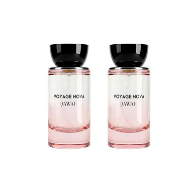 QAWAFI Voyage Nova x 2 | Extrait De Parfum | Rose Fruity Floral | Lychee,Rose & Patchouli | 8H+ Long Lasting Perfume for Women sohochic