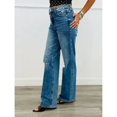 Judy Blue Babe 90's Straight Jeans (Reg. and Plus)