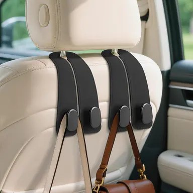 Car Purse Hook Purse Hook for Car Seats Headrest Car Seat Hooks,Heavy Duty Vehicle Organizer for Handbags, Groceries, Purses, Keep Car Tidy