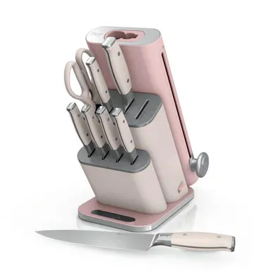 Ninja NeverDull 10-Piece Stainless Steel Knife System with Space-Saving Sharpener and 10+ Year Guarantee - NK12010