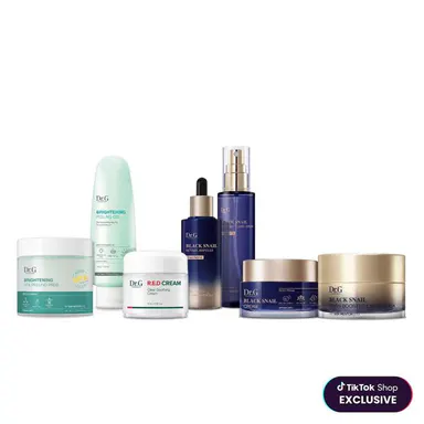 [Dr.G] Best Sellers Bundle | 7-Pc K-Beauty Essentials From the No.1 Skincare Brand in Korea | 10 CICA Complex & Cotton Cellulose & Vitamin C & PHA & Black Snail Mucin & Retinol & Black PDRN & T3 Collagen | Over 23 Years of Korean Dermatology Expertise