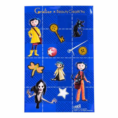 Coraline x Beauty Creations Exclusive Character Sticker Set
