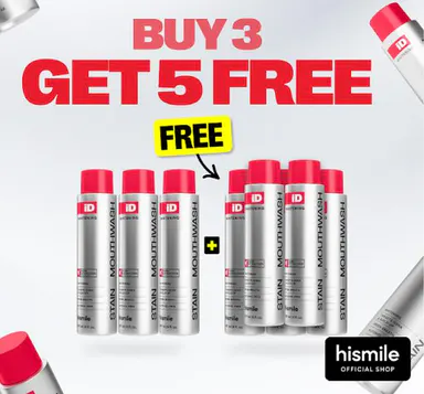 [NEW] [Hismile] Buy 3 Get 5 Free iD Stain Mouthwash - 8 x 237ml