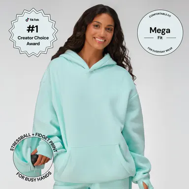 Comfrt | CalmTouch Hoodie – Mega | CloudTouch Fleece Hoodie With Removable Stress Balls